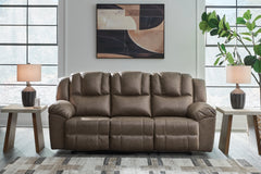 Lowilla Driftwood Reclining Sofa and Loveseat - Ornate Home