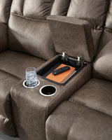 Lowilla Driftwood Reclining Sofa and Loveseat - Ornate Home