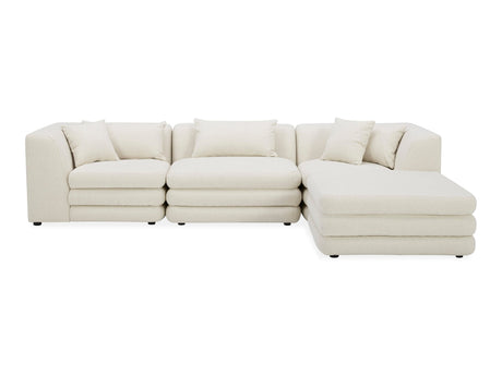 Lowtide Warm White Lounge Modular Sectional - Ornate Home