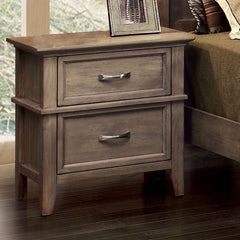 Loxley Weathered Oak Nightstand - Ornate Home
