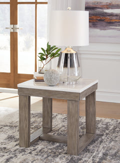 Loyaska Brown/Ivory Coffee Table, End and Sofa Table - Ornate Home