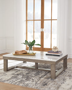Loyaska Brown/Ivory Coffee Table, End and Sofa Table - Ornate Home