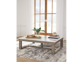Loyaska Brown & Ivory Coffee Table (Online Special Price) - Ornate Home
