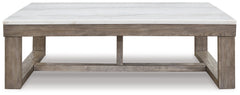 Loyaska Brown & Ivory Coffee Table - Ornate Home
