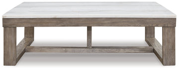 Loyaska Brown & Ivory Coffee Table - Ornate Home