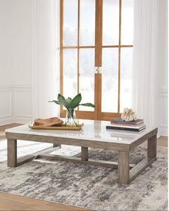 Loyaska Brown & Ivory Coffee Table - Ornate Home