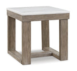 Loyaska Brown & Ivory End Table (Online Special Price) - Ornate Home
