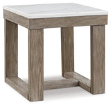 Loyaska Brown & Ivory End Table - Ornate Home