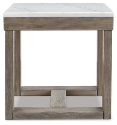 Loyaska Brown & Ivory End Table - Ornate Home