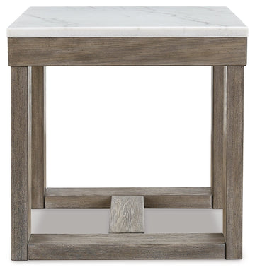 Loyaska Brown & Ivory End Table - Ornate Home