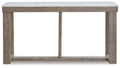 Loyaska Brown/Ivory Sofa Table - Ornate Home