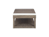 Loyaska Grayish Brown/White Lift-Top Coffee Table - Ornate Home