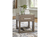 Loyaska Grayish Brown/White Lift-top Coffee Table and 2 End Tables (Online Special Price) - Ornate Home