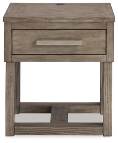 Loyaska Grayish Brown/White Lift-top Coffee Table and 2 End Tables - Ornate Home