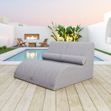 Luanda Gray Chaise Lounge - Ornate Home
