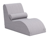 Luanda Gray Chaise Lounge - Ornate Home