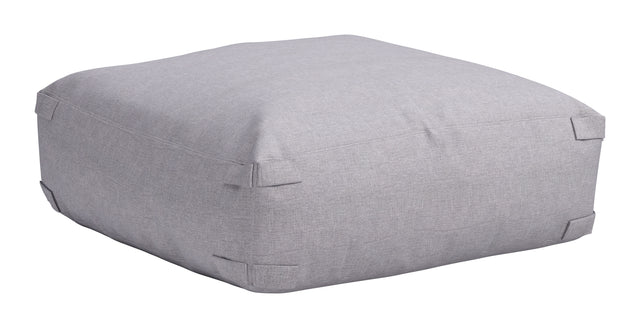 Luanda Gray Ottoman - Ornate Home