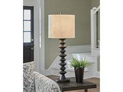 Luanndon Black Buffet Lamp - Ornate Home