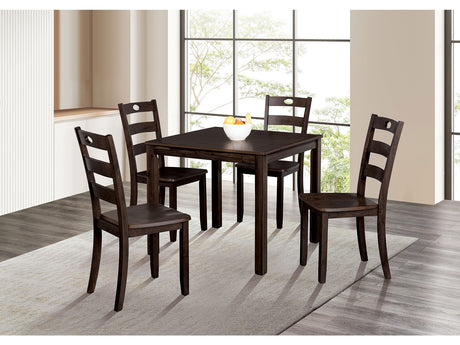 Lubbock Expresso Dining Set - Ornate Home