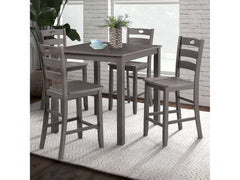 Lubbock Gray Counter Height Dining Set - Ornate Home