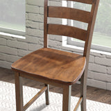 Lubbock Walnut 5 Pc. Counter Height Set - Ornate Home