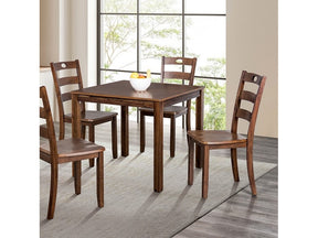 Lubbock Walnut 5 Pc. Dining Room Set - Ornate Home