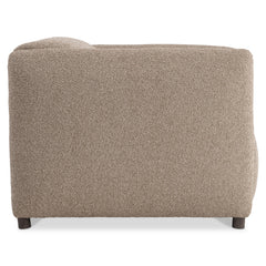 Luc Brown Fabric Power Motion Chair - Ornate Home