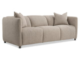 Luc Brown Fabric Power Motion Sofa - Ornate Home