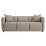 Luc Brown Fabric Power Motion Sofa - Ornate Home