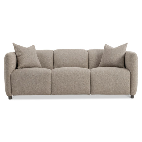 Luc Brown Fabric Power Motion Sofa - Ornate Home