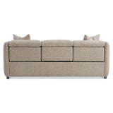 Luc Brown Fabric Power Motion Sofa - Ornate Home