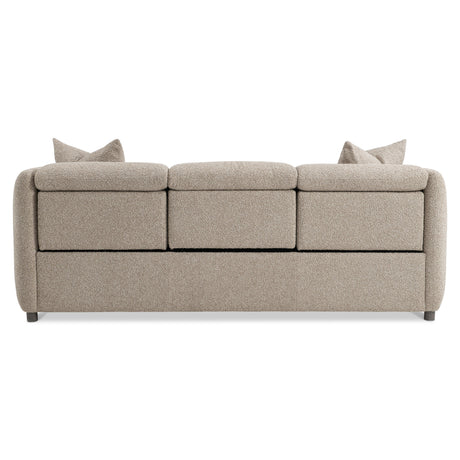 Luc Brown Fabric Power Motion Sofa - Ornate Home
