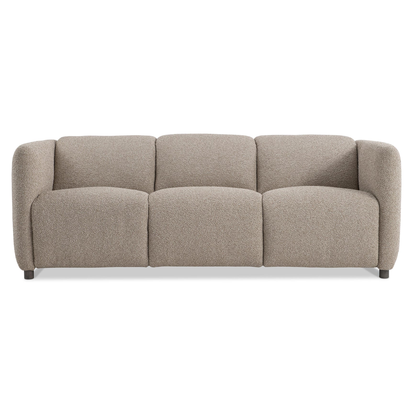 Luc Brown Fabric Power Motion Sofa - Ornate Home