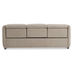 Luc Brown Fabric Power Motion Sofa - Ornate Home