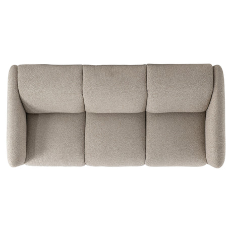 Luc Brown Fabric Power Motion Sofa - Ornate Home