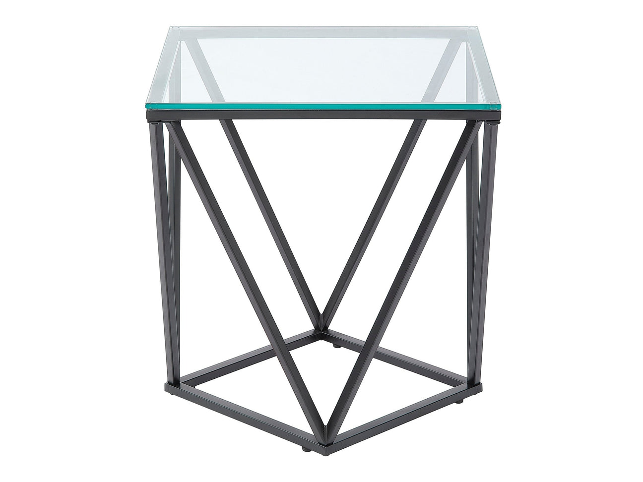 Luca Black End Table - Ornate Home