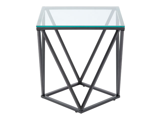 Luca Black End Table - Ornate Home