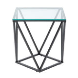 Luca Black End Table - Ornate Home