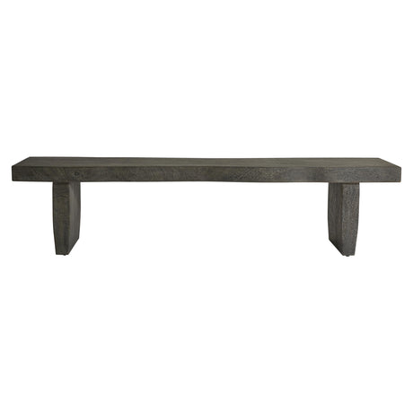Luca Smoked Truffle Bench - Ornate Home
