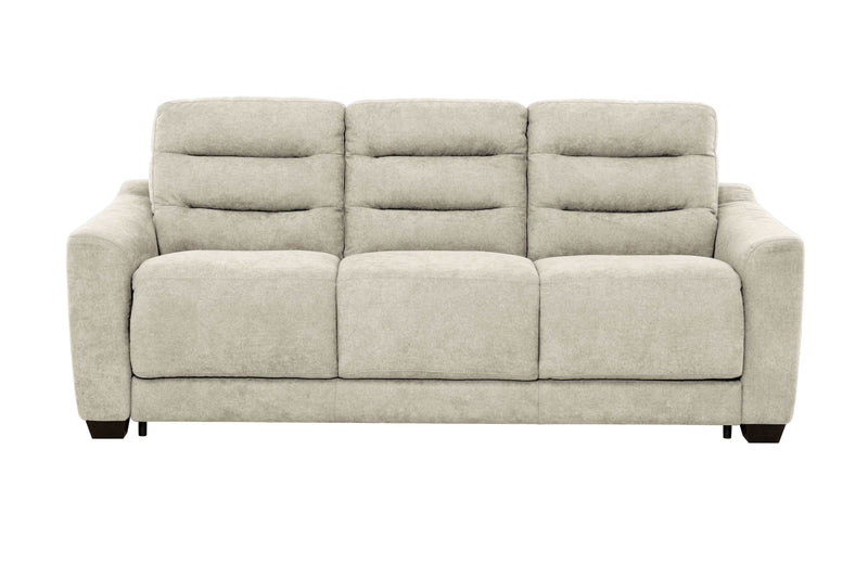 Stearns & Foster® Luca Beige Queen Sleeper Sofa w/ Pocket Coil Mattress - Ornate Home