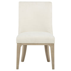 Lucaire Cream Arched Upholstered Dining Side Chair (Set Of 2) - Ornate Home