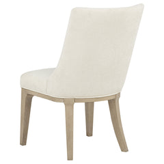 Lucaire Cream Arched Upholstered Dining Side Chair (Set Of 2) - Ornate Home