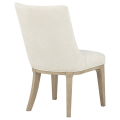 Lucaire Cream Arched Upholstered Dining Side Chair (Set Of 2) - Ornate Home