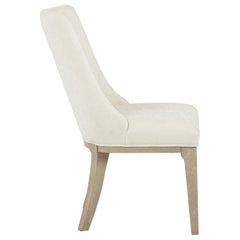 Lucaire Cream Arched Upholstered Dining Side Chair (Set Of 2) - Ornate Home