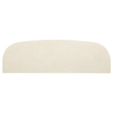 Lucaire Honed Cream And Sandstone Oval Cultured Marble Top Console Table