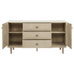 Lucaire Sandstone 2-door 3-drawer Cultured Marble Top Sideboard - Ornate Home