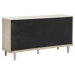 Lucaire Sandstone 2-door 3-drawer Cultured Marble Top Sideboard - Ornate Home