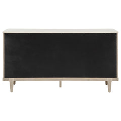 Lucaire Sandstone 2-door 3-drawer Cultured Marble Top Sideboard - Ornate Home