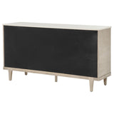 Lucaire Sandstone 2-door 3-drawer Cultured Marble Top Sideboard - Ornate Home