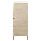 Lucaire Sandstone 5-drawer Chest Of Drawers - Ornate Home